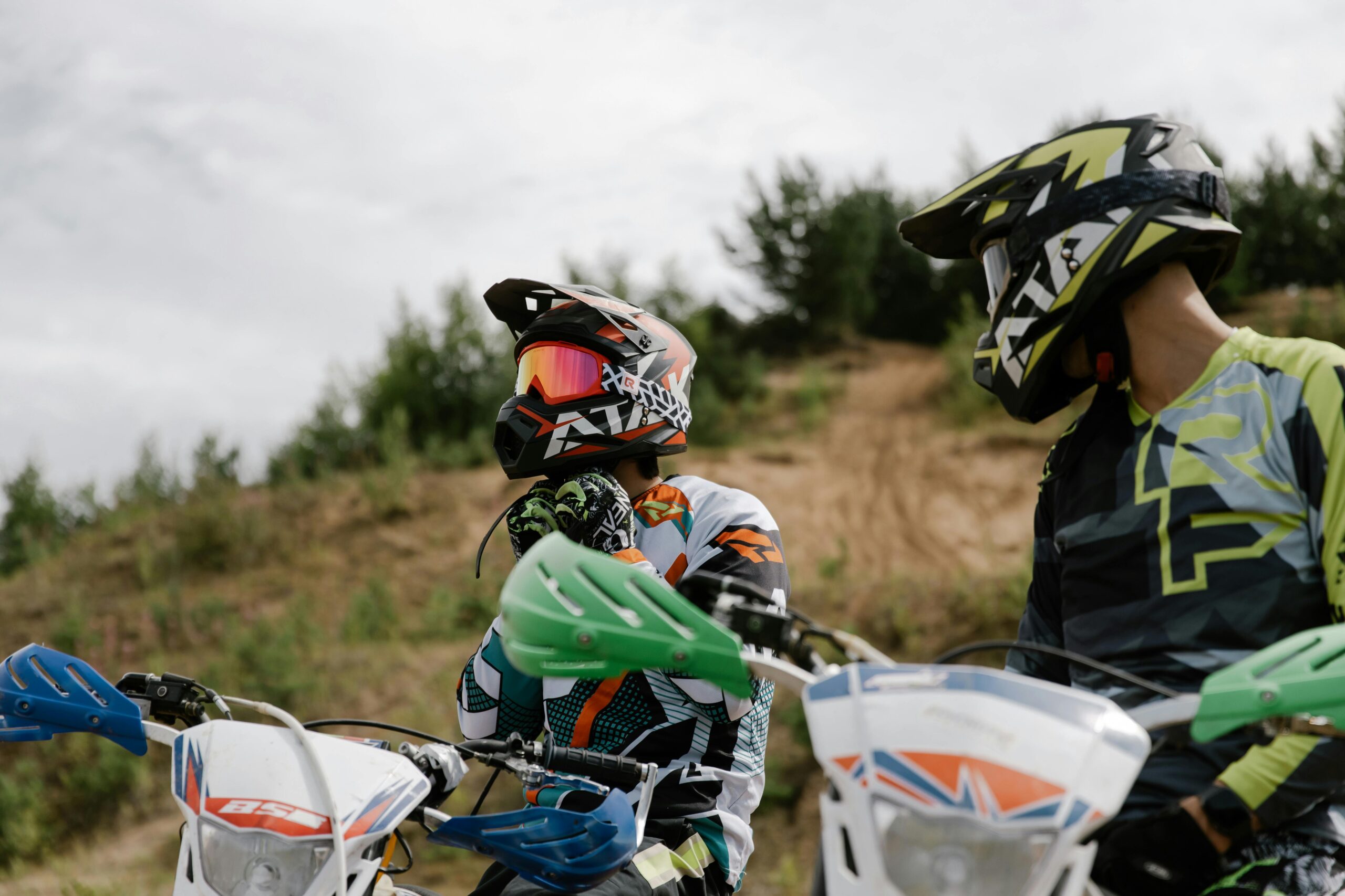 why are dirt bike helmets shaped differently